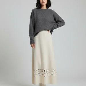Jupe Longue Macramé