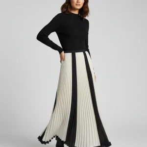 Jupe Noire Et Blanche Longue