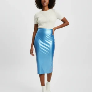 Jupe Longue Bleu Brillant Chic