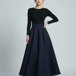 Jupe Longue Hiver Laine