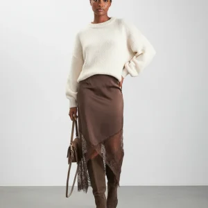 Jupe Asymétrique Mi-Longue