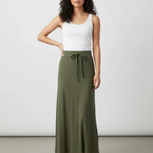 Jupe Mi-Longue Taille Élastique