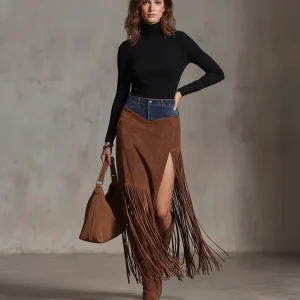 Jupe Longue Western