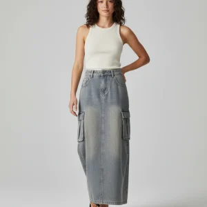 Jupe Longue Cargo Femme