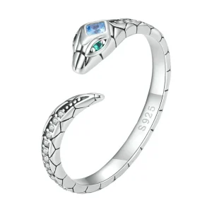 Bague Serpent Éternité Femme (Argent)