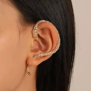 Boucles d'Oreilles en forme de Serpent Tendance