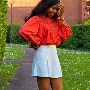 Blouse Pascaline terracotta