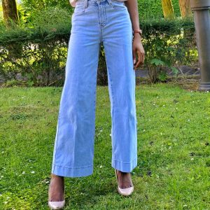 Jean taille haute wide leg