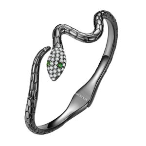 Bracelet Serpent Glamour Noir