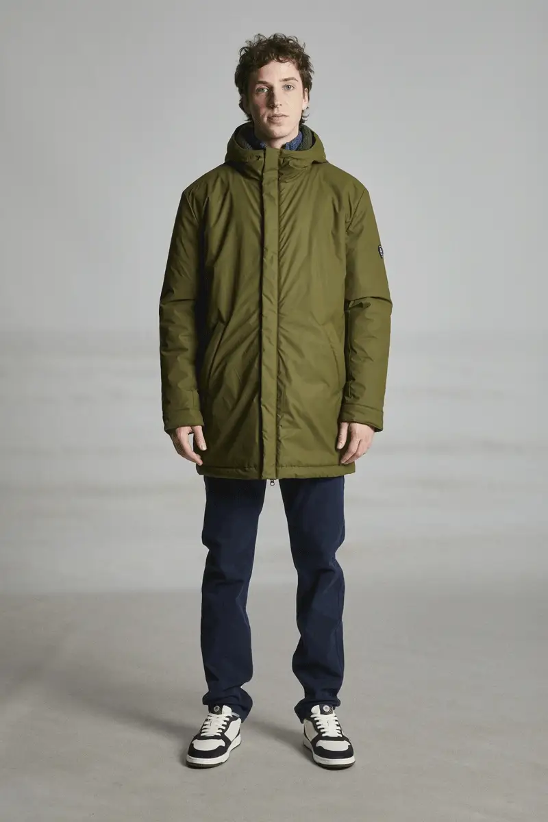 Parka longue à capuche HICHI