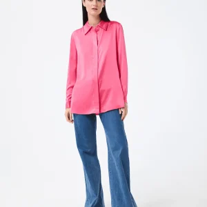 Chemise satinée