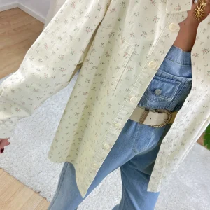 Chemise en jeans HAIAU - écru