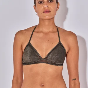 TOP TRIANGLE CARLA LUREX NOIR