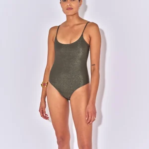 MAILLOT DE BAIN UNE PIECE DEVA LUREX NOIR