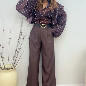 Pantalon SASHA - marron