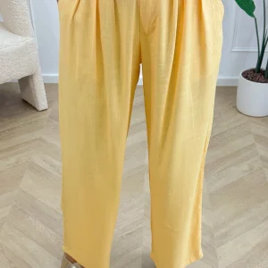 Pantalon LAZARO - jaune