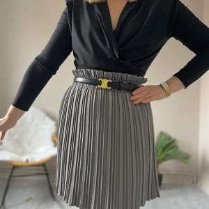 LE TOP DRAPÉ NOIR