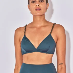 TOP TRIANGLE EMBOITANT INES PETROL