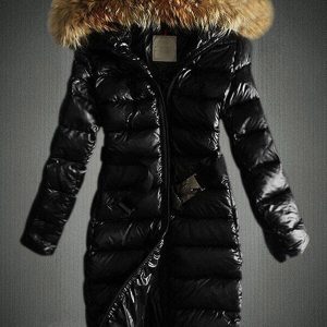 Inrosy longue manteau doudoune brillante poches ceinture fermeture éclair à capuche manches longues femme casual mode vestes noir