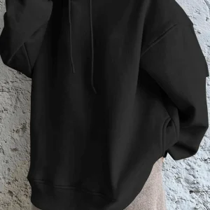 Inrosy sweatshirt à capuche manches longues femme sport mode oversized décontracté huats