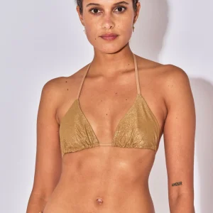 TOP TRIANGLE REVERSIBLE KATE LUREX DORE