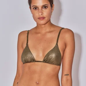 TOP TRIANGLE NIKI IGUANE GOLD