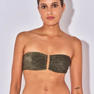 TOP BANDEAU ARMATURES NINA LUREX NOIR