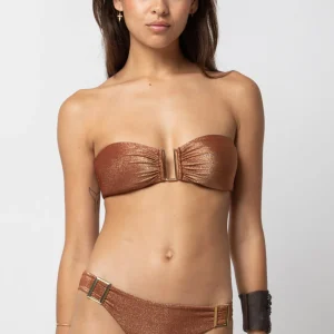 TOP BANDEAU ROMY LUREX SIENNA