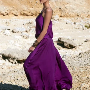 JUPE LONGUE PURPLE