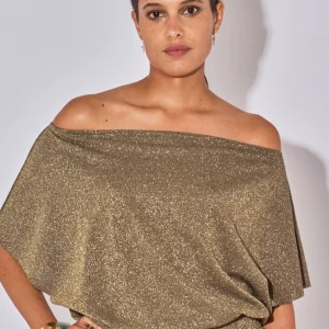 TOP COL BARDOT THAIS MINERAL LUREX