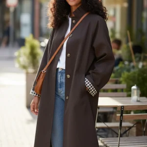 Trench  long chocolat