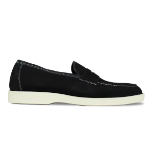 Alan: Mocassin Homme - Gomme Noir
