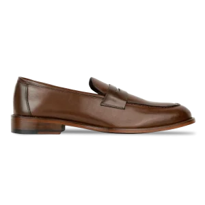 Andrew: Mocassin Homme - Cuir Marron