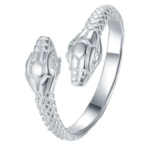 Bague Serpent Double
