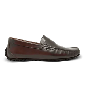 Barclay: Mocassin Homme- Cuir Marron
