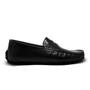 Barclay: Mocassin Homme- Cuir Noir