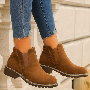 Bottines Chelsea Femme Décontractées - London Chic