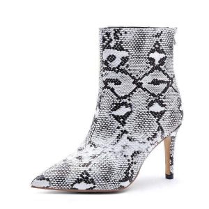 Bottines Serpent Motif Python