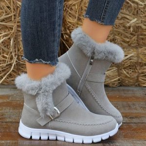 Bottines Neige Femme Fourrées Fermeture Eclaire - Alaska Boots