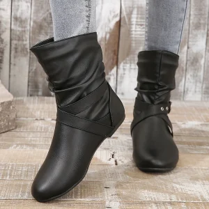 Bottines Plates Pour Femme Confortables - Everest Chic