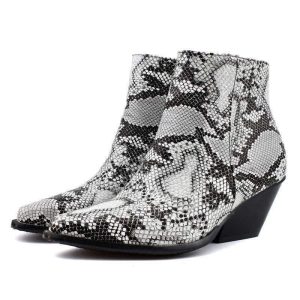 Bottines Serpent Pointues