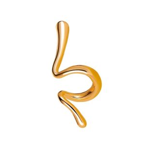 Boucles d'Oreilles Serpent Plaqué Or Design Chic