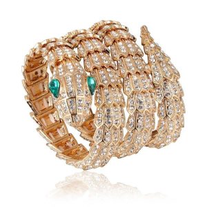 Bracelet Serpent Fantaisie Alliage de Zinc (4 Couleurs)