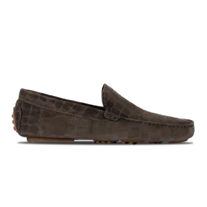 Bruce: Mocassin Homme - Daim Marron