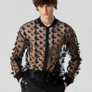 Chemise homme fine été transparente
