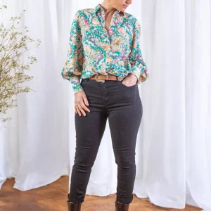 Chemise manches bouffantes
