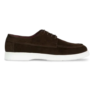 Chester: Derby Homme - Daim Marron