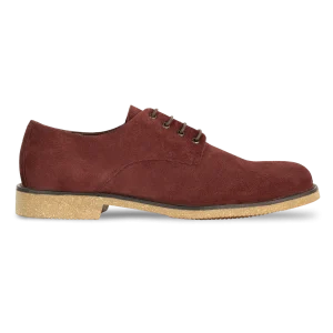 Clive: Derby Homme - Daim Bordeaux