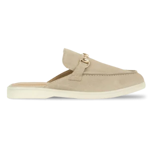 Emma: Mules Femme - Daim sand