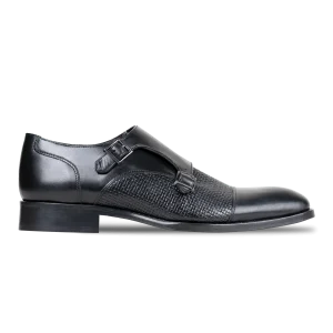Forest: Chaussures à boucles - Cuir Noir